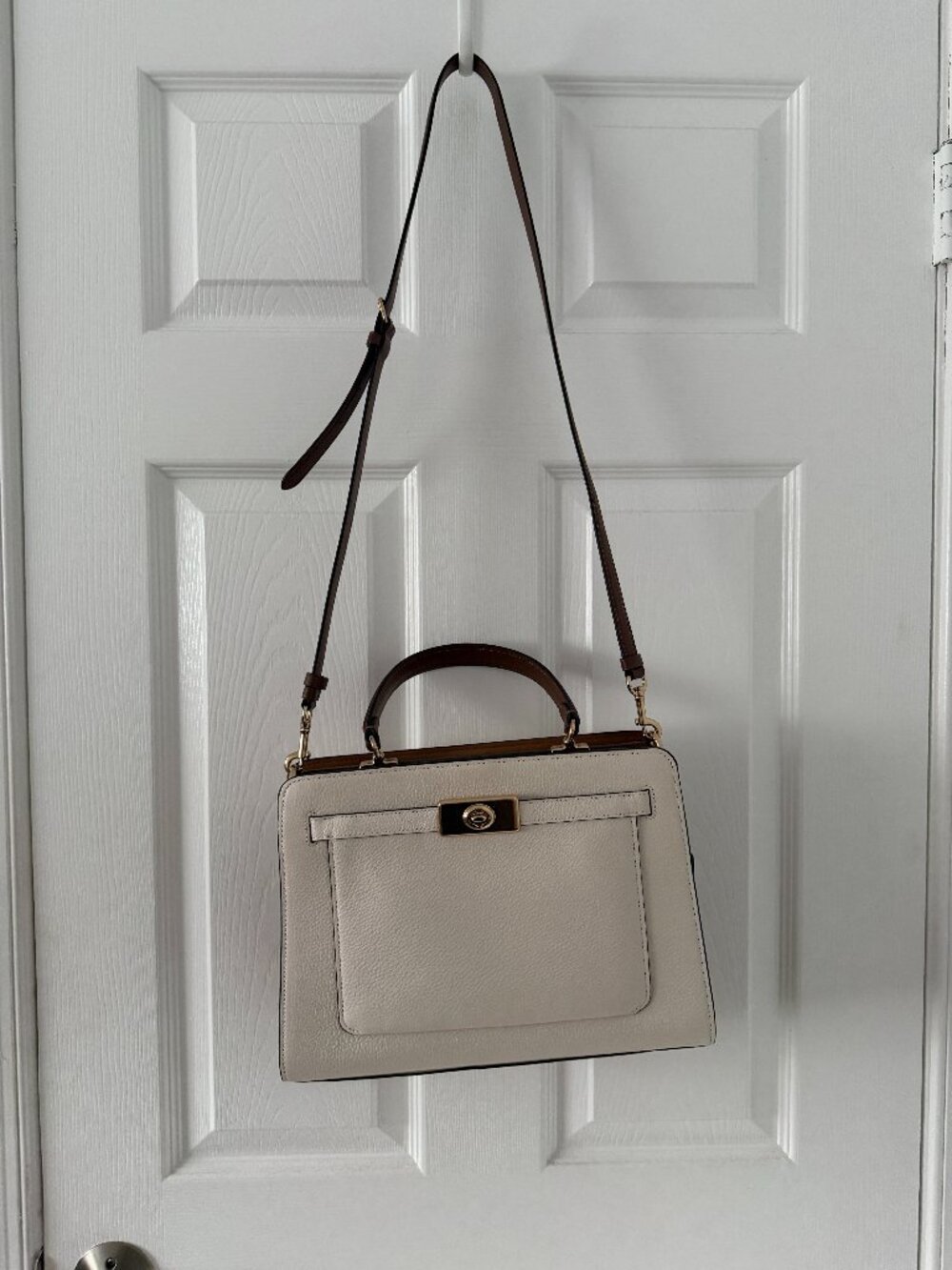 Coach Lane Carryall - Cream - Used (Like New - Worn Once)